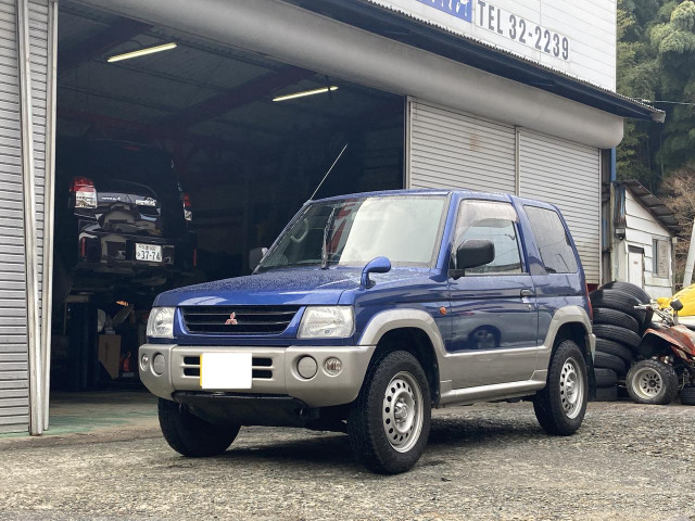 中古車 三菱 パジェロミニ X 4wd レーダー スペアタイヤ の中古車詳細 52 500km ブルー 福岡県 50万円 中古車情報 中古車検索なら 車選びドットコム 車選び Com