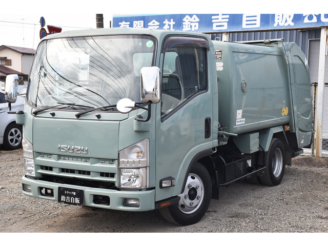 中古車 いすゞ エルフ 2t巻込式パッカー G Rx 1オーナー の中古車詳細 285 878km グリーン 神奈川県 258万円 中古車 情報 中古車検索なら 車選びドットコム 車選び Com