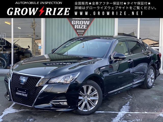 中古車 トヨタ クラウンアスリート ハイブリッド 2 5 S Four 4wd の中古車詳細 86 300km ブラック 219 北海道 2万円 中古車情報 中古車検索なら 車選びドットコム 車選び Com