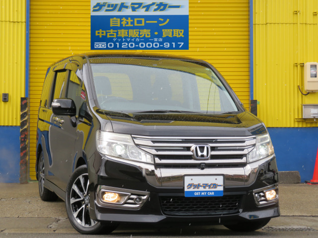 中古車 ホンダ ステップワゴン 2 0 スパーダ Z クールスピリット インターナビセレクション 自社ローン 両pスラ Rモニター 地デジ の中古車詳細 108 105km 黒 愛知県 98万円 中古車情報 中古車検索なら 車選びドットコム 車選び Com