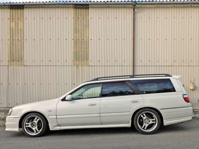 中古車 日産 ステージア 2 5 25t Rs V エアロパッケージ 公認5速 Rb25ターボ の中古車詳細 159 000km パールホワイト 福岡県 8万円 中古車情報 中古車検索なら 車選びドットコム 車選び Com