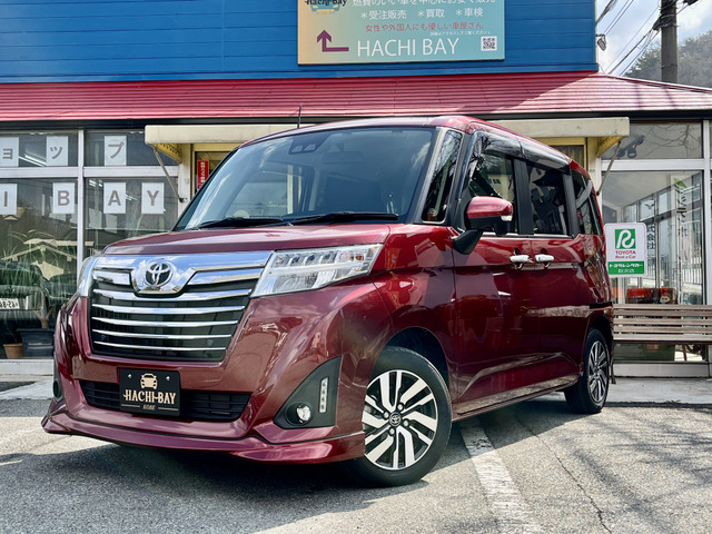 中古車 トヨタ ルーミー 1 0 カスタム G 純正ナビ 両側パワースライドドア レーン の中古車詳細 8 500km ワインレッド 兵庫県 155万円 中古車情報 中古車検索なら 車選びドットコム 車選び Com