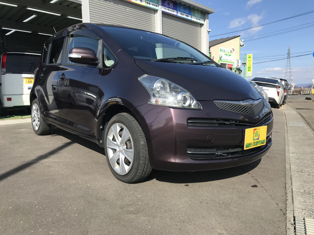 中古車 トヨタ ラクティス 1 3 X Hidセレクション 車検整備付き 走行8万キロ 禁煙車 の中古車詳細 5km パープル 福島県 29 8万円 中古車情報 中古車検索なら 車選びドットコム 車選び Com