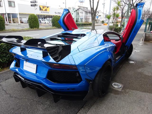 中古車 ランボルギーニ アヴェンタドール LP700-4 LB-WORKS エディションリミテッド スペシャルカラー の中古車詳細  (29,000km, ブルーM, 愛知県, 3,900万円) | 中古車情報・中古車検索なら【車選びドットコム（車選び.com）】