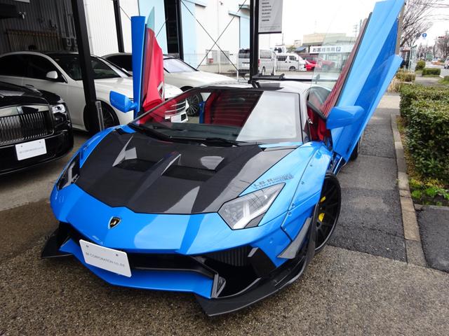 中古車 ランボルギーニ アヴェンタドール LP700-4 LB-WORKS エディションリミテッド スペシャルカラー の中古車詳細  (29,000km, ブルーM, 愛知県, 3,900万円) | 中古車情報・中古車検索なら【車選びドットコム（車選び.com）】