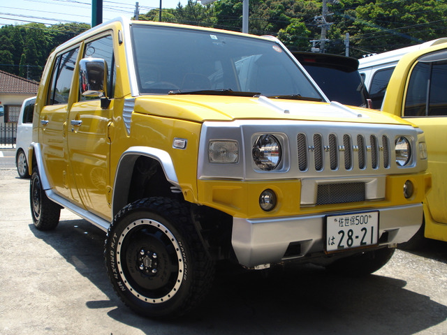 中古車 ダイハツ ネイキッド ターボ F ハマー仕様 4wd ターボ の中古車詳細 71 410km イエロー 長崎県 75万円 中古車情報 中古車検索なら 車選びドットコム 車選び Com