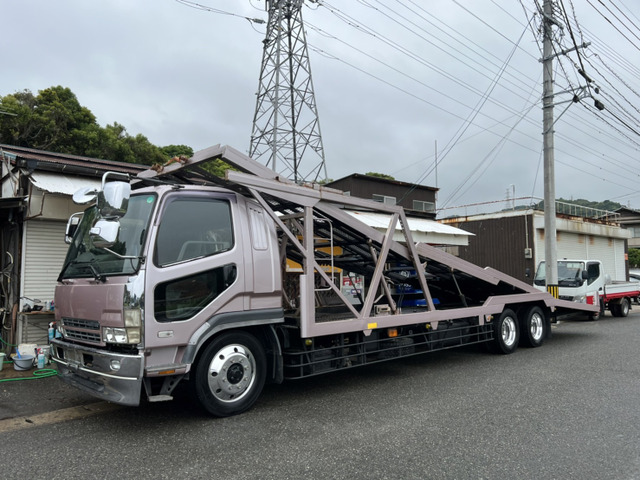 中古車 三菱ふそう ファイター 車載車 キャリアカー 積載 の中古車詳細 (116,470km, パープル, 福岡県, 698万円) |  中古車情報・中古車検索なら【車選びドットコム（車選び.com）】