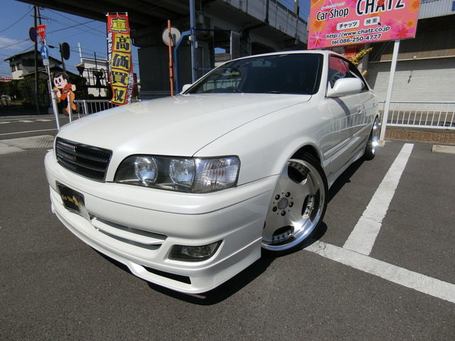 中古車 トヨタ チェイサー 2 5 ツアラー V リミテッド 1オーナー ターボ 外フルエアロ の中古車詳細 173 000km パール 岡山県 198万円 中古車情報 中古車検索なら 車選びドットコム 車選び Com