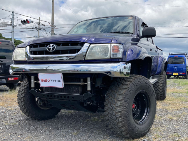 中古車 トヨタ ハイラックス スポーツピックアップ 2 7 ダブルキャブ ワイド 4wd リフトup 社外アルミ 社外ハンドル の中古車詳細 112 600km ブルー 茨城県 248 6万円 中古車情報 中古車検索なら 車選びドットコム 車選び Com