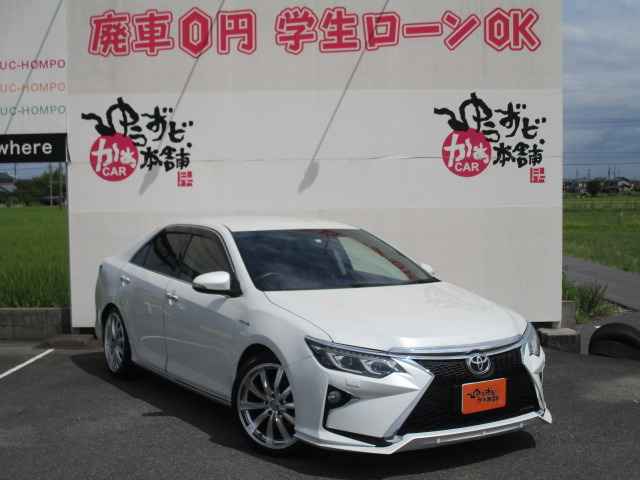 中古車 トヨタ カムリハイブリッド 2.5 Gパッケージ シーケンシャルLEDヘッド ファイバーテ の中古車詳細 (92,949km,  ホワイトパールクリスタルシャイン, 愛知県, 119.8万円) | 中古車情報・中古車検索なら【車選びドットコム（車選び.com）】