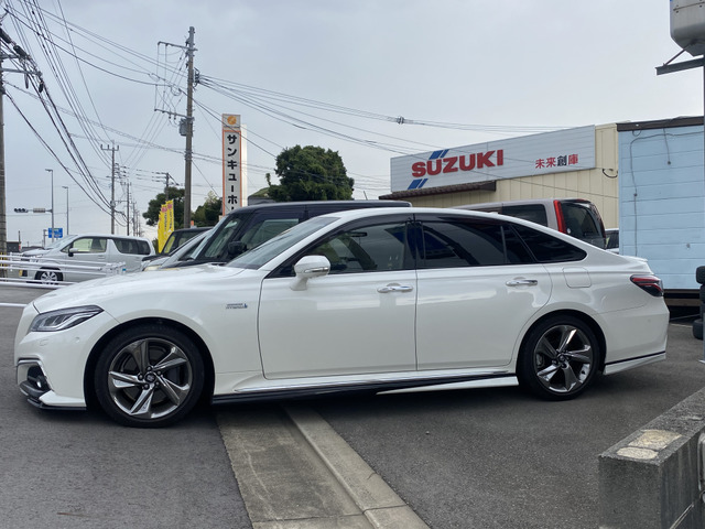 中古車 トヨタ クラウンハイブリッド 3.5 RS アドバンス ☆TRDフルエアロ☆純正ナビ☆革シート☆ の中古車詳細 (25,000km,  パールホワイト, 福岡県, 500万円) | 中古車情報・中古車検索なら【車選びドットコム（車選び.com）】