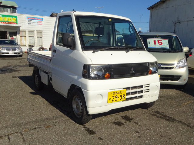 中古車 三菱 ミニキャブトラック VX-SE エアコン付 4WD AC・PS 4WDHilo切替式 の中古車詳細 (129,500km, ホワイト,  群馬県, 24万円) | 中古車情報・中古車検索なら【車選びドットコム（車選び.com）】