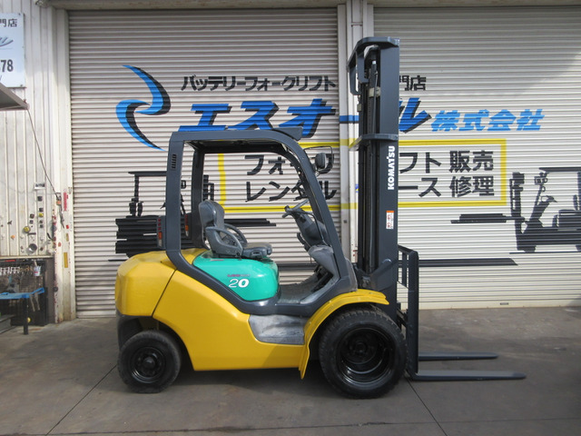6m 1.8トン エンジン フォークリフト コマツ ハイマスト1.8t