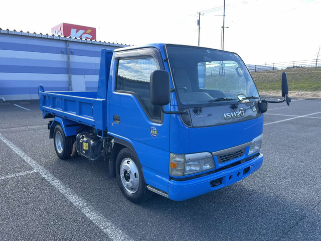 中古車 いすゞ エルフ ローダー ダンプ 3t セーフティーダンプ の中古