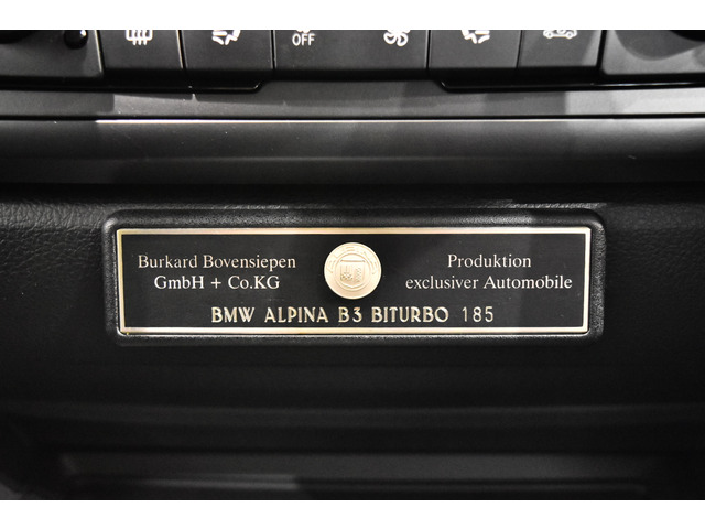 中古車 BMWアルピナ B3 ビターボ リムジン 正規D車 黒革 銀デコライン 右H の中古車詳細 (23,000km, アルピナブルー, 東京都,  595万円)