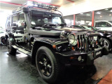 ラングラー アンリミテッド サハラ 4WD アイアンバンパールーフキャリアナビTV