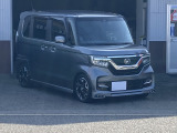 N-BOXカスタム G L ターボ ホンダセンシング 9インチナビ、TEINダウンサス