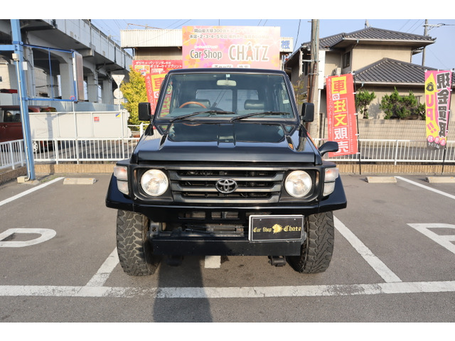 中古車 トヨタ ランドクルーザー70 4.2 LX ディーゼル 4WD 黒全塗装 4