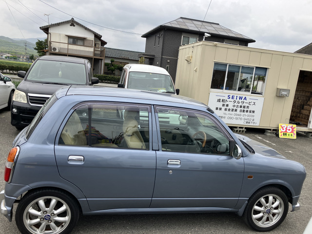 中古車 ダイハツ ミラジーノ 名変込み オールペン済 レザーシート の