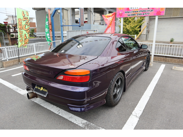 中古車 日産 シルビア 2.0 スペックS エアロ R34限定色ミッドナイト