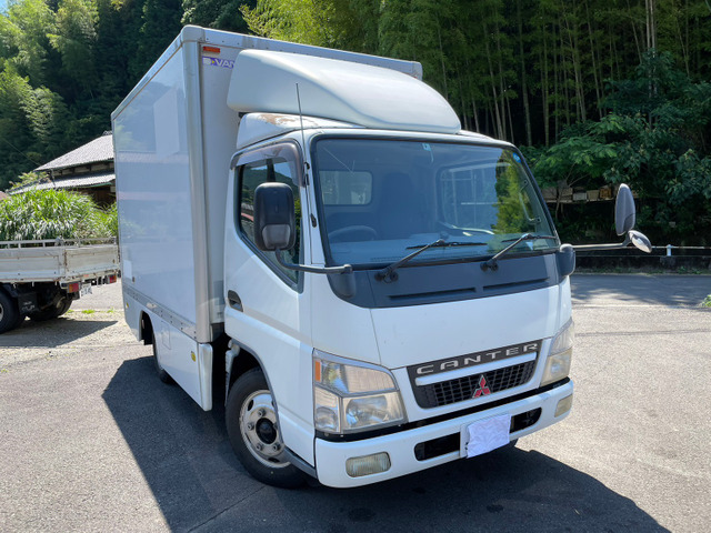 中古車 三菱ふそう キャンター 希少サイドエアロ付 低走行 バン の中古 