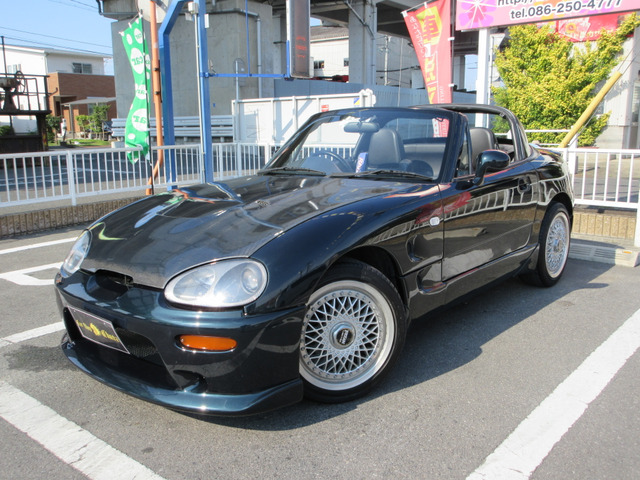 中古車 スズキ カプチーノ 緑全塗装 5MT ターボ ハードトップ の中古車