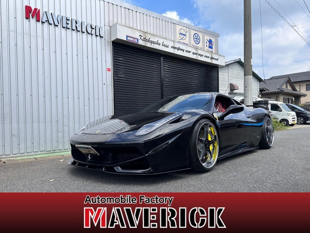 458イタリア F1 DCT イノテックマフラーD車ヴェローチェエアロ