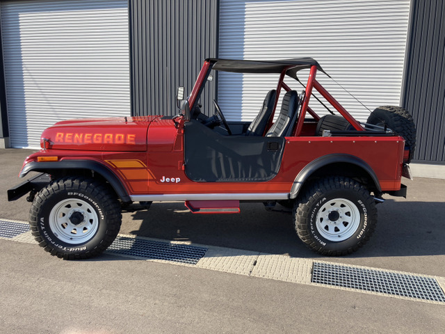 中古車 AMC AMCジープ・CJ-7 フルレストア シート張り替え の中古車詳細 (走行距離不明, レッド, 富山県, 価格応談) |  中古車情報・中古車検索なら【車選びドットコム（車選び.com）】