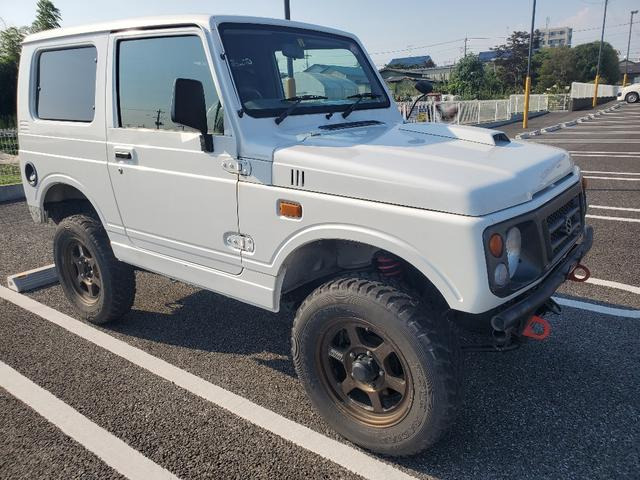 ジムニー  リフトアップ 社外ホイール マットタイヤ
