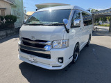 【中古車情報】トヨタ ハイエース 2.7 GL ロング ミドルルーフ 後席モニター、パワースライドドア、ETC の中古車詳細（走行距離：0.9万km、カラー：パールホワイト、販売地域：長崎県大村市富の原）