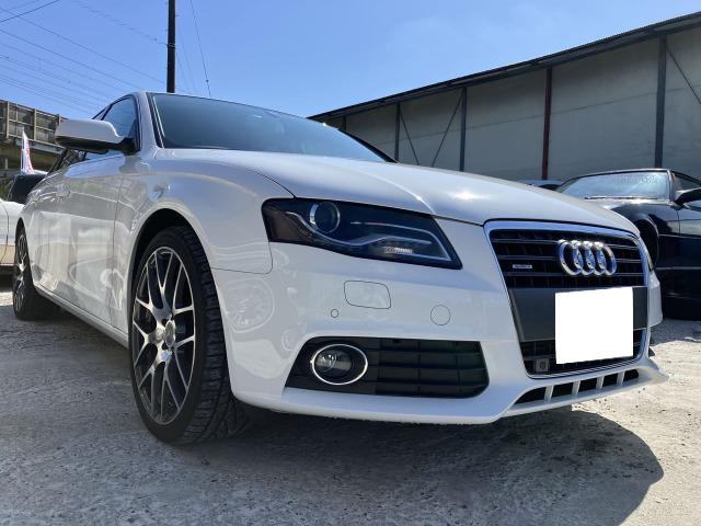 中古車 アウディ A4 2.0 TFSI クワトロ 4WD 革シート4WD ナビETC 検6.8