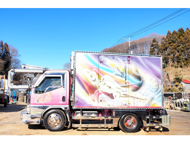 中古車 三菱ふそう キャンター デコトラ アルミバン マニワリ電