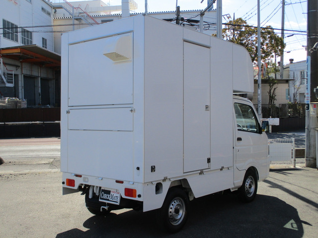 移動販売 小屋 スズキ キャリー DA63Tに載せてました