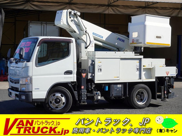 キャンター 高所作業車 地上高9.7m アイチSB10A FRP
