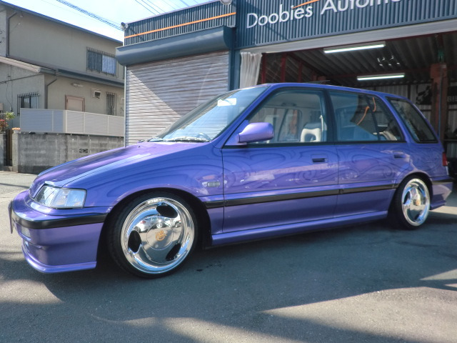 中古車 ホンダ シビックシャトル 1.5 55X の中古車詳細 (走行距離不明, パープルミューラル, 福岡県, 133万円) |  中古車情報・中古車検索なら【車選びドットコム（車選び.com）】