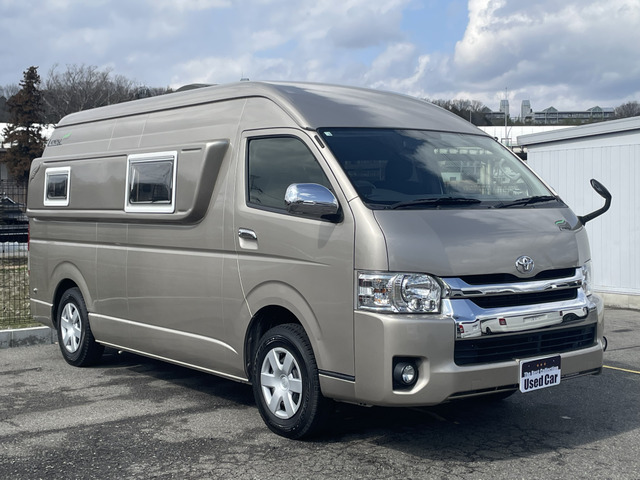 中古車 トヨタ ハイエース キャンピング ナッツRV リーク 4WD 左全面