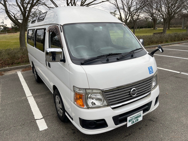 中古車 日産 キャラバン 3.0 DX ロング ディーゼル 4WD 福祉車両 車椅子2台積載 リアリフト の中古車詳細 (160