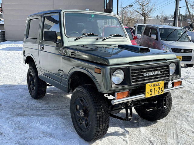 中古車 スズキ ジムニー バン HC 4WD 全塗装済み 天張り・ドア内張新品 の中古車詳細 (218,100km, グリーン, 北海道,  127万円) | 中古車情報・中古車検索なら【車選びドットコム（車選び.com）】