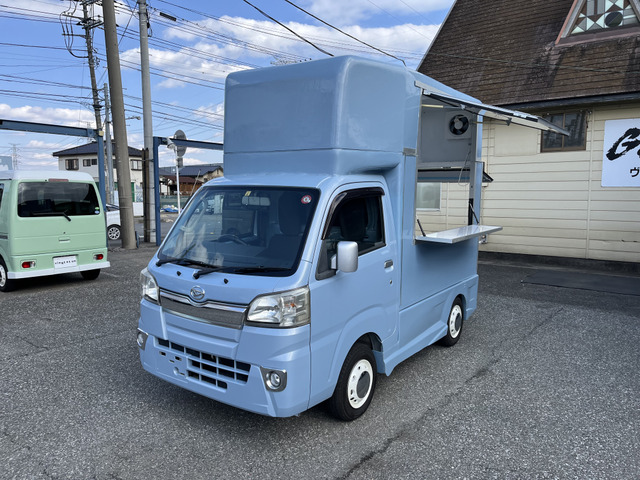 中古車 ダイハツ ハイゼットトラック キッチンカー 5MT 走行0.5万キロ の中古車詳細 (5,000km, ライトブルー, 埼玉県, 170万円)  | 中古車情報・中古車検索なら【車選びドットコム（車選び.com）】