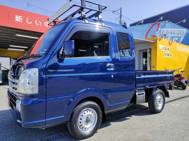 中古車 スズキ キャリイ スーパーキャリイ X 純正ナビBluetooth ルーフラック の中古車詳細 (24,716km, ダークブルー, 大阪府,  108万円) | 中古車情報・中古車検索なら【車選びドットコム（車選び.com）】