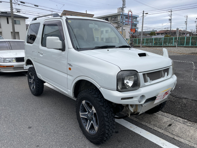 中古車 スズキ ジムニー XC 4WD リフトアップ マッドタイヤ の中古車詳細 (185,000km, パールホワイト, 岐阜県, 55万円) |  中古車情報・中古車検索なら【車選びドットコム（車選び.com）】