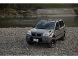 日産エクストレイルキャンプカー_河川敷2