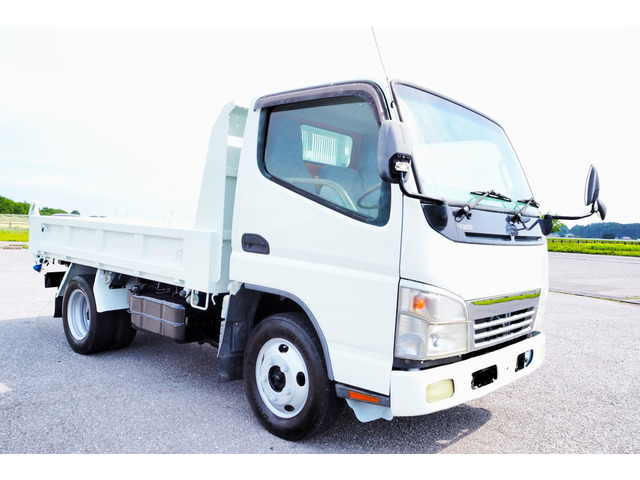 中古車 三菱ふそう キャンター ダンプ 低床 フルタイム 4WD 四駆 ダンプ の中古車詳細 (85,751km, ホワイト, 栃木県, 209万円)  | 中古車情報・中古車検索なら【車選びドットコム（車選び.com）】