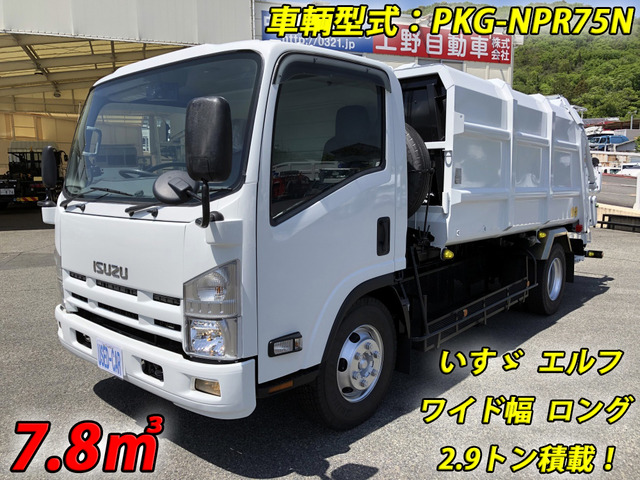 中古車 いすゞ エルフ 塵芥車 回転積込 7.8m3 新明和 2.9t積 の中古車詳細 (415,000km, ホワイト, 兵庫県, 価格応談) |  中古車情報・中古車検索なら【車選びドットコム（車選び.com）】