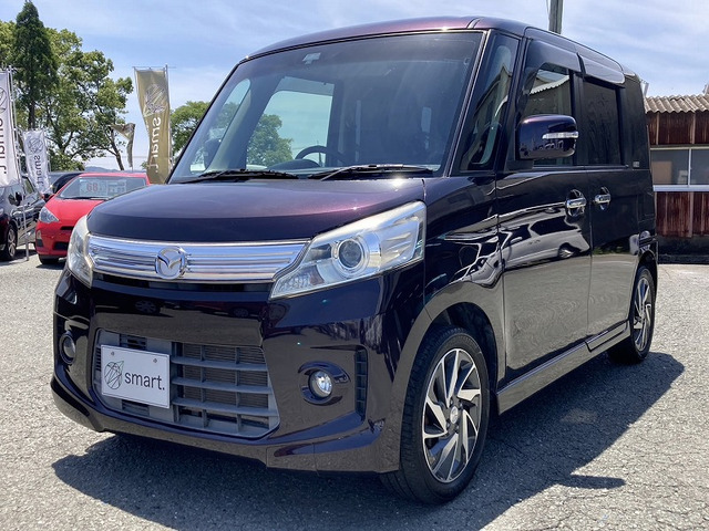 中古車 マツダ フレアワゴン カスタムスタイル XT ターボ/RBS/両電スラ/純正ナビ の中古車詳細 (75,300km, パープル, 福岡県,  67.6万円) | 中古車情報・中古車検索なら【車選びドットコム（車選び.com）】