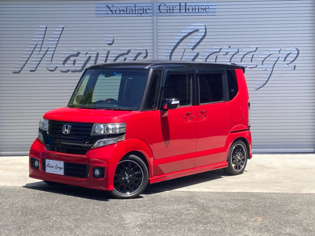 中古車 ホンダ N-BOXカスタム G ターボ Aパッケージ ETC TEINダウンサス 社外ナビ の中古車詳細 (125,000km, レッド,  佐賀県, 45万円) | 中古車情報・中古車検索なら【車選びドットコム（車選び.com）】