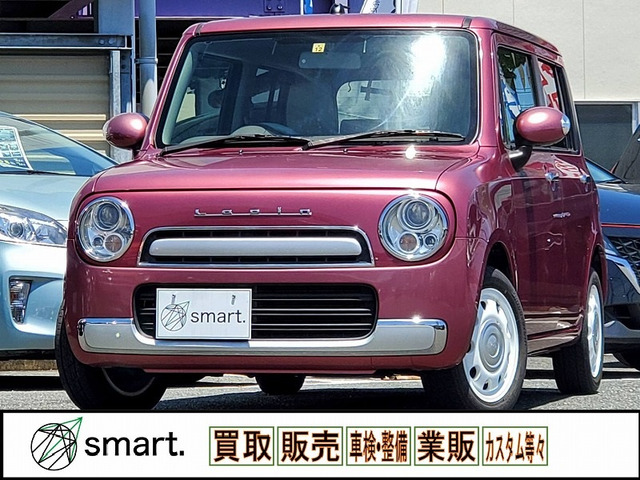 スズキ アルトラパン HE22S ターボ シャコタン ピンク 車検長（新入庫  