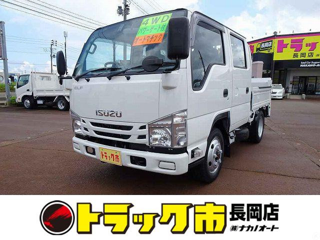 中古車 いすゞ エルフ 3.0 ダブルキャブ フルフラットロー ディーゼル 4WD 1.5t Wタイヤ 垂直PG付 の中古車詳細 (35,161km,  ホワイト, 新潟県, 447.7万円) | 中古車情報・中古車検索なら【車選びドットコム（車選び.com）】