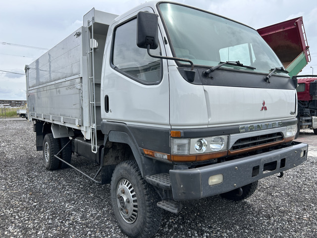 中古車 三菱ふそう キャンター 5.2 ダンプ 4WD 4WD ファームダンプ アルミブロック の中古車詳細 (75,855km, ホワイト,  北海道, 328万円) | 中古車情報・中古車検索なら【車選びドットコム（車選び.com）】