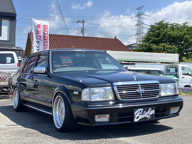 日産 グロリアセダン 3.0 ブロアム VIP Cタイプ 車高調 17インチアルミ